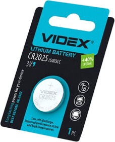 Батарейка Videx CR2025 CR2025 3 V 1 шт