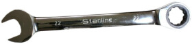 Ключ комбинированный трещоточный Starline NRGW22 I-образный 22 мм