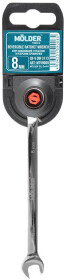 Ключ тріскачка комбінований Molder MT59008 I-подібний 8 мм