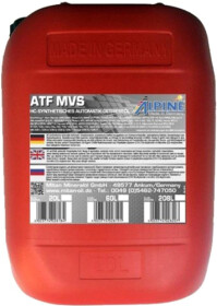 Трансмиссионное масло Alpine ATF MVS синтетическое