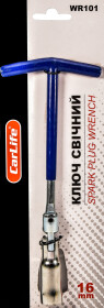 Ключ свечной Carlife WR101 T-образный 16 мм с шарниром