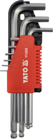 Набір ключів шестигранних Yato YT0505 1,5-10 мм з кулеподібним наконечником 9 шт