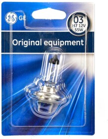 Автолампа General Electric Electric Basic H7 PX26d 55 W прозрачная 58520u1b