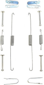 Монтажный комплект барабанных тормозных колодок Metzger 105-0888