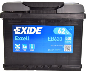 Аккумулятор Exide 6 CT-62-R Excell EB620