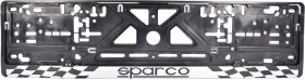 Рамка номерного знака Vitol 3802 колір чорний Sparco