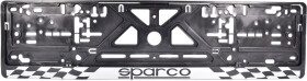 Рамка номерного знака Vitol 3802 цвет черный Sparco пластик