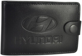 Візитниця Poputchik 4002-048 колір чорний