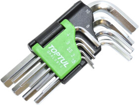 Набор ключей шестигранных Toptul GAAL0910 1,5-10 мм 9 шт