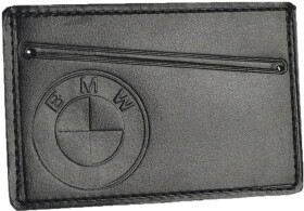Картхолдер Poputchik 5014-017 с логотипом BMW цвет черный