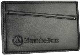 Картхолдер Poputchik 5014-035 с логотипом Merсedes-Benz цвет черный