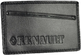 Картхолдер Poputchik 5014-022 с логотипом Renault цвет черный