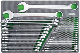 Набір ключів ріжково-накидних Toptul GED3025 6-38 мм 30 шт