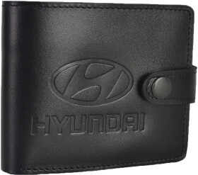 Портмоне-органайзер Poputchik 4022-048 з логотипом Hyundai колір чорний