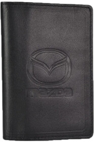 Портмоне-органайзер Poputchik 5141-038 с логотипом Mazda цвет черный