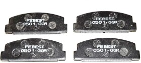 Тормозные колодки Febest 0501GGR