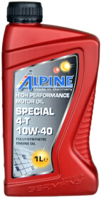 Моторное масло 4T Alpine High Performance Special 10W-40 полусинтетическое