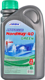 Готовий антифриз МФК NordWay G11 зелений -40 °C