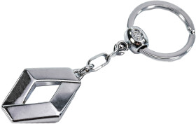 Брелок AutoTechteile з логотипом Renault сірий RE1