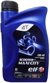 Моторное масло 4T Elf Scooter Maxi City 5W-40 полусинтетическое