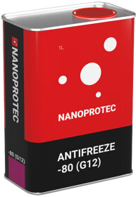 Концентрат антифриза Nanoprotec -80° G12 красный
