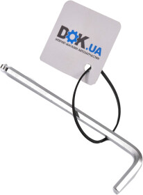 Ключ шестигранный Rockforce RF-76505L L-образный 5 мм с шарообразным наконечником