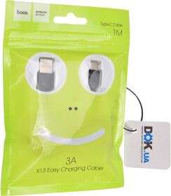 Кабель Hoco X13 X13TYPECL1MBLACK USB - type-C 1 м