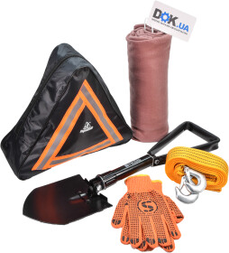 Набір автомобіліста Poputchik Туристичний 01-015-U чорний