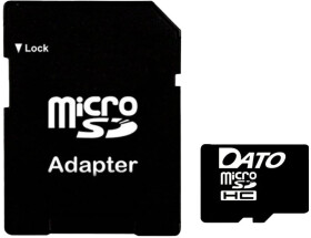 Карта памяти Dato microSDHC 4 ГБ с SD-адаптером
