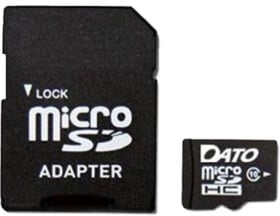 Карта памяти Dato microSDHC 8 ГБ с SD-адаптером