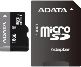 Карта памяти Adata Premier microSDHC 16 ГБ с SD-адаптером