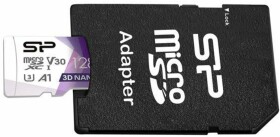 Карта памяти Silicon Power Superior Pro microSDXC 128 ГБ с SD-адаптером