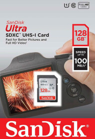 Карта памяти SanDisk Ultra Light SDXC 128 ГБ