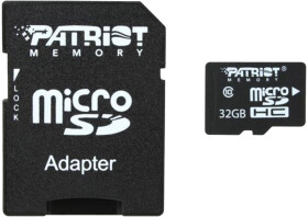 Карта памяти Patriot LX Series microSDHC 32 ГБ с SD-адаптером