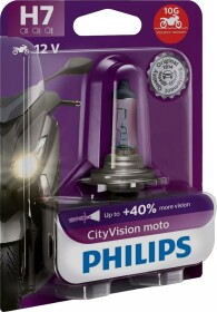 Автолампа Philips H7 PX26d 55 W прозрачная 12972CTVBW