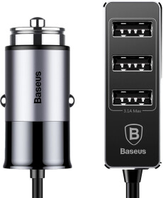 USB зарядка в авто Baseus Enjoy Together CCTON-0G