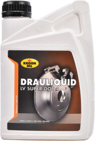 Тормозная жидкость Kroon Oil Drauliquid-LV Super DOT 4 ABS ESP ASR