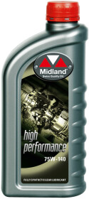 Трансмісійна олива Midland High Perfomance GL-5 75W-140 синтетична