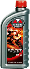 Моторное масло 4T Midland Motorcycle 10W-50 синтетическое