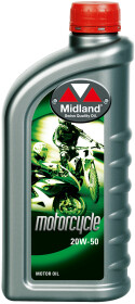 Моторное масло 4T Midland Motorcycle 20W-50 синтетическое