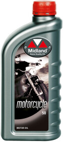 Моторное масло 4T Midland Motorcycle SAE50 синтетическое