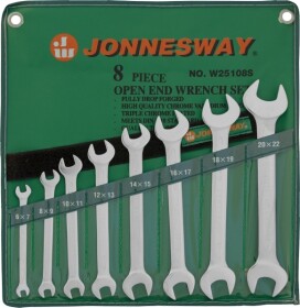 Набор ключей рожковых Jonnesway w25108s 6-22 мм 8 шт