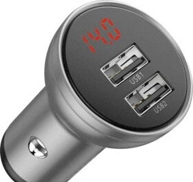 USB зарядка в авто Baseus Digital Display CCBX0S