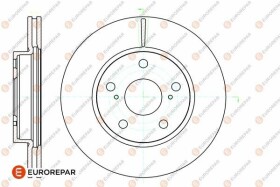 Тормозной диск Eurorepar 1642778780