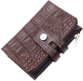 Визитница Karya 21330 коричневый