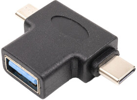 Переходник PowerPlant CA913121 USB - Micro USB - USB type-C