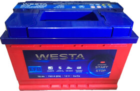 Акумулятор Westa 6 CT-78-R WEFB7800L3