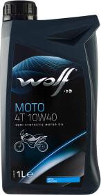 Моторна олива 4Т Wolf Moto 10W-40 напівсинтетична