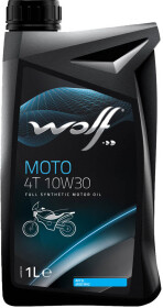 Моторное масло 4T Wolf 10W-30 синтетическое