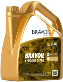 Трансмиссионное масло Bravoil Ultra GL-4 / 5 80W-90 синтетическое